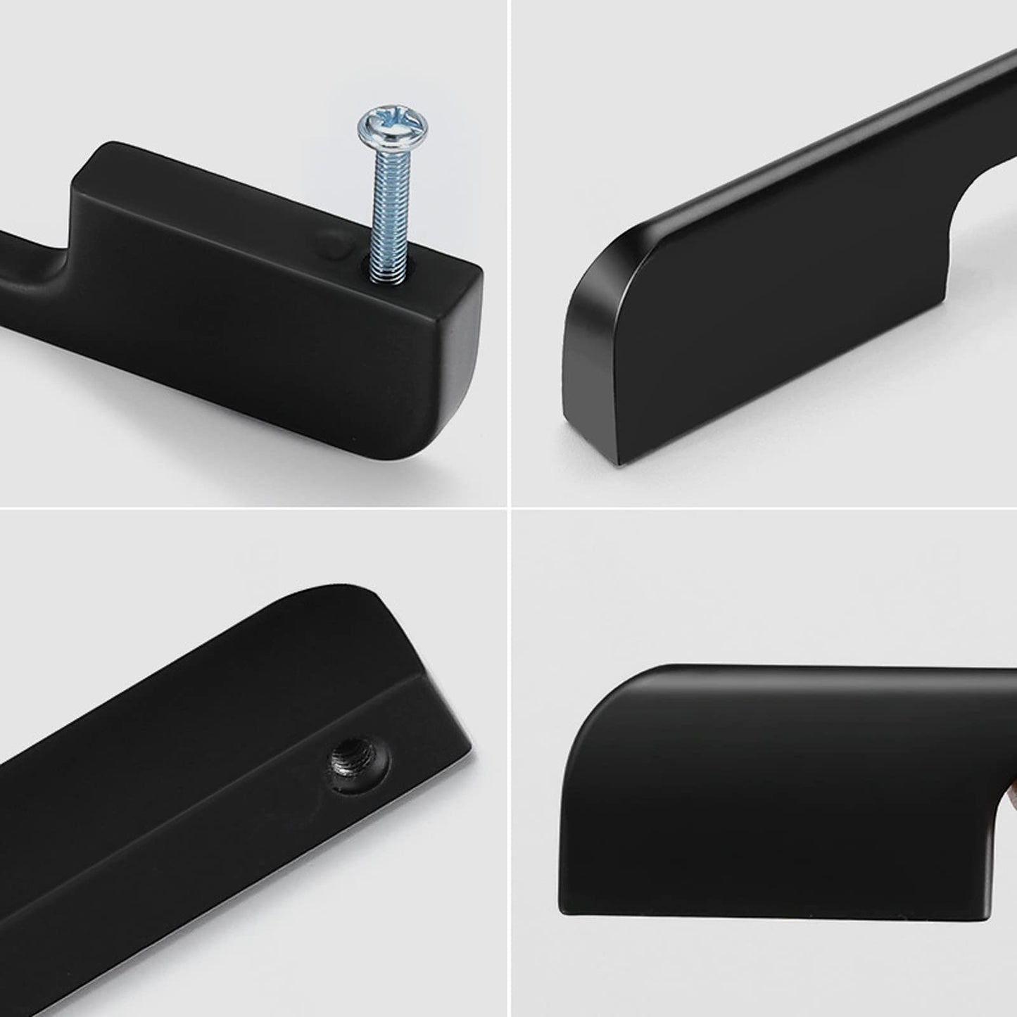 Modern Aluminum Alloy Long Cabinet and Drawer Handles