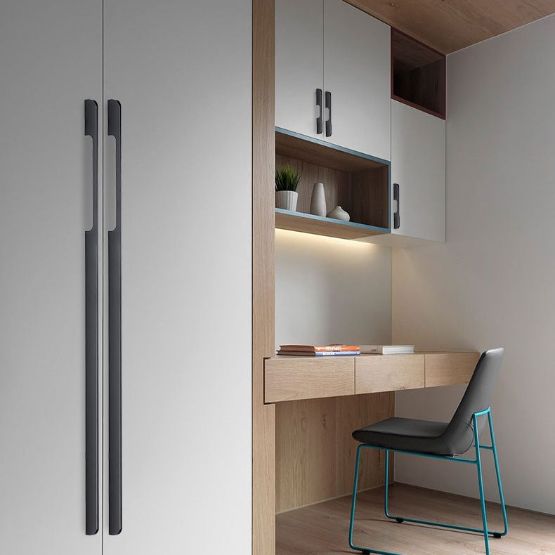 Modern Aluminum Alloy Long Cabinet Drawer Handles