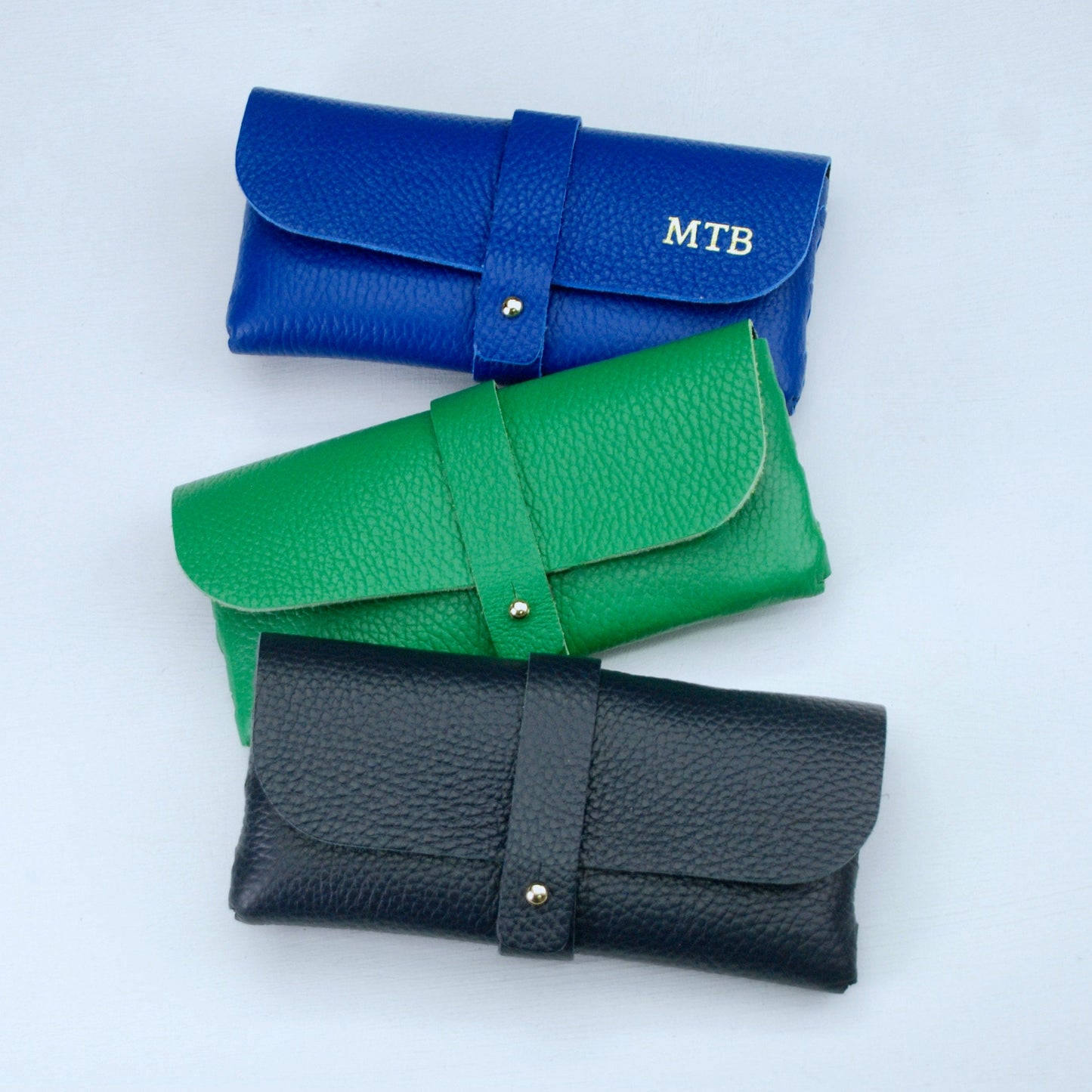 Personalised Leather Glasses Case, Monogram Leather Sunglasses Case, Custom Sunglasses Case, Leather Case for Glasses, 50th Birthday Gift