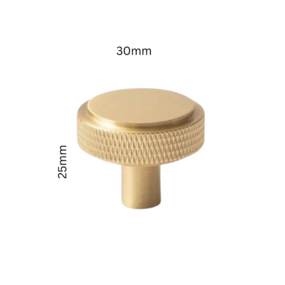 Gold Threaded Cabinet Handles