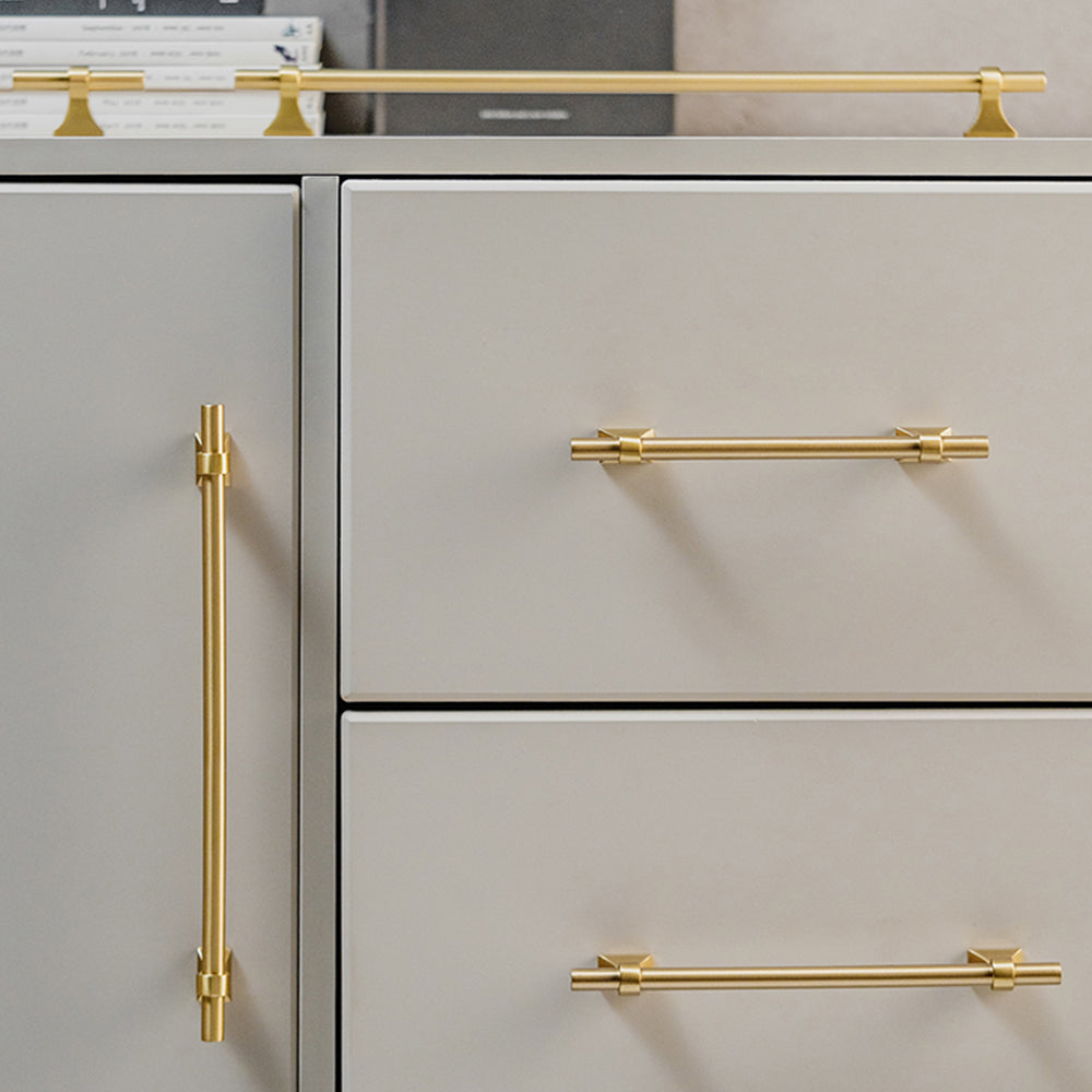 Vintage Brass Cabinet Handles and Pulls for Living Room