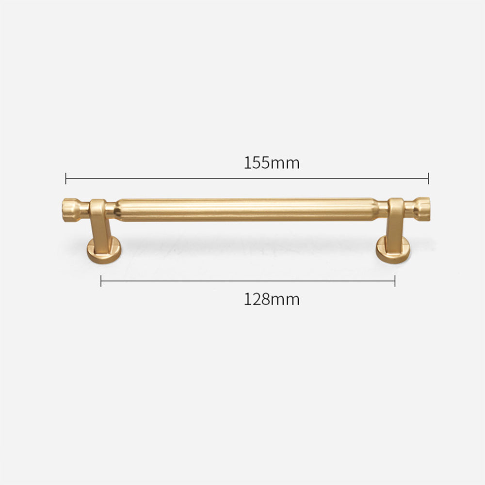 Modern T-Bar Black Cabinet Handles