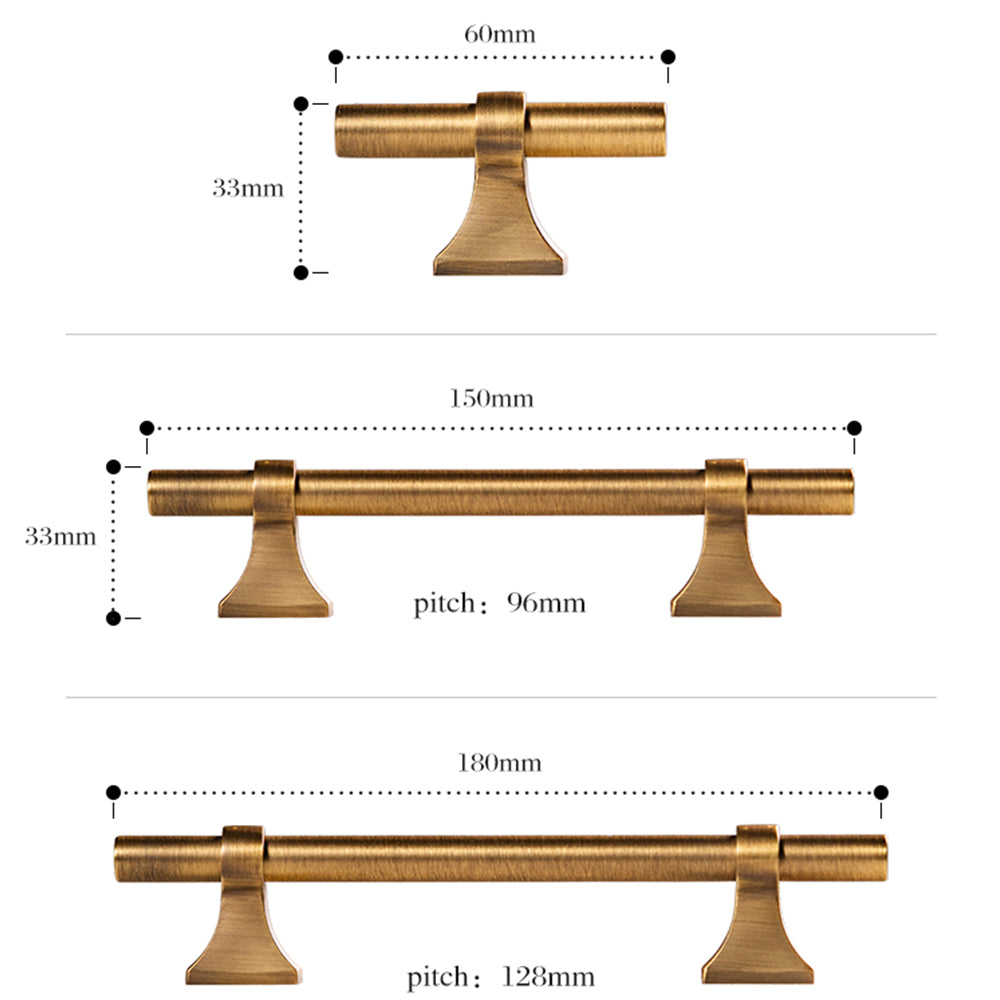 Vintage Brass Cabinet Handles and Pulls for Living Room