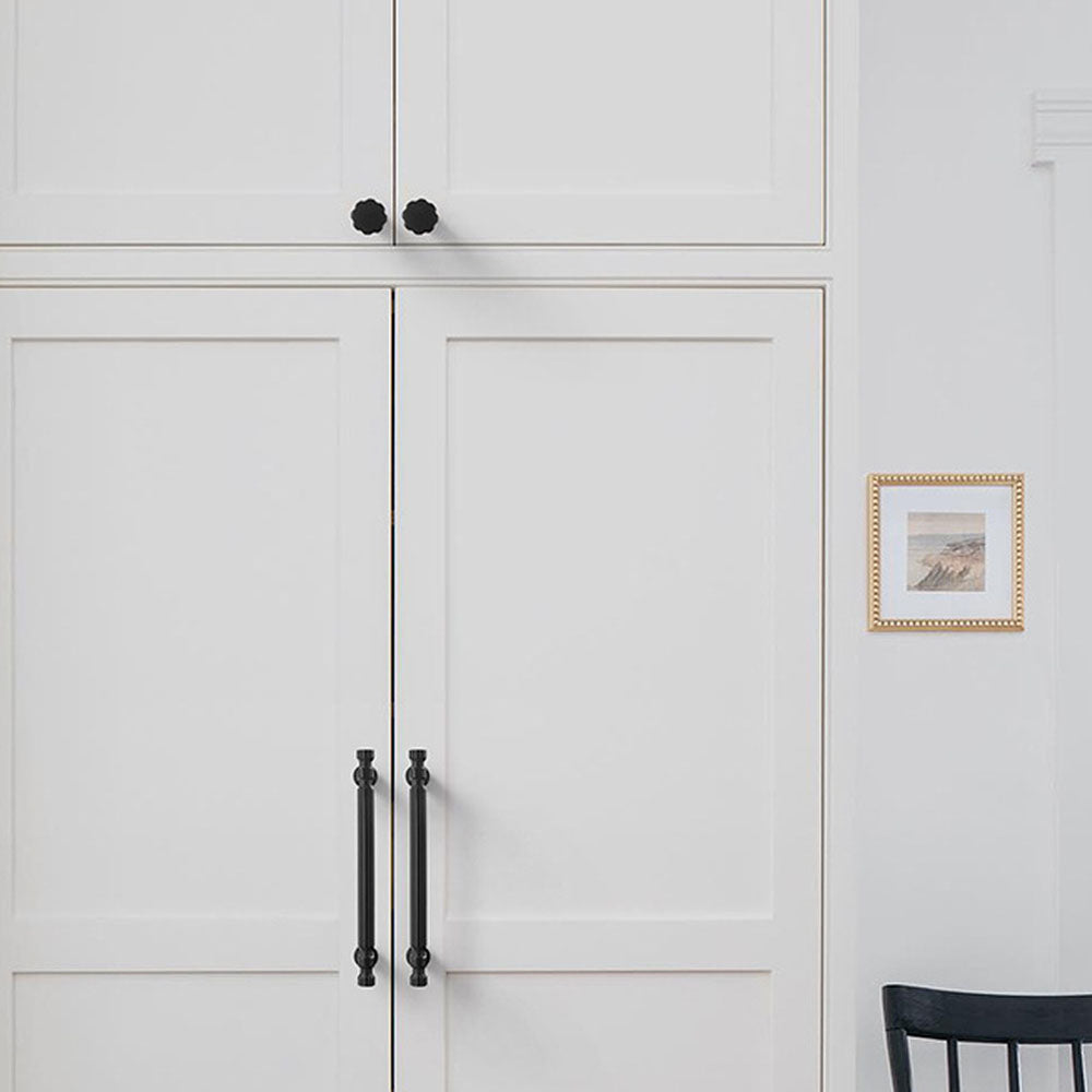 Modern T-Bar Silver Cabinet Handles