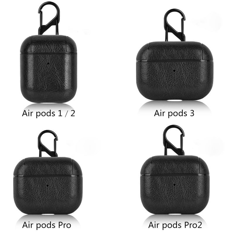 Custom Leather Airpods 1, 2, 3, Pro Case Personalized Airpod Cover Keychain Airpods Pro Case with hook Custom Airpods Case Handmade PU Leather AirPod Cover