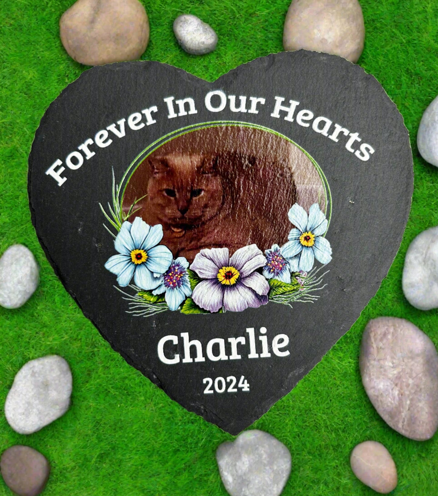 Pet Memorial Stone, Pet Headstone, Dog Tomb Stone, Pet Tomb Stone, Dog Memorial Stone with Photo, Pet Loss Gift, Pet Grave Marker