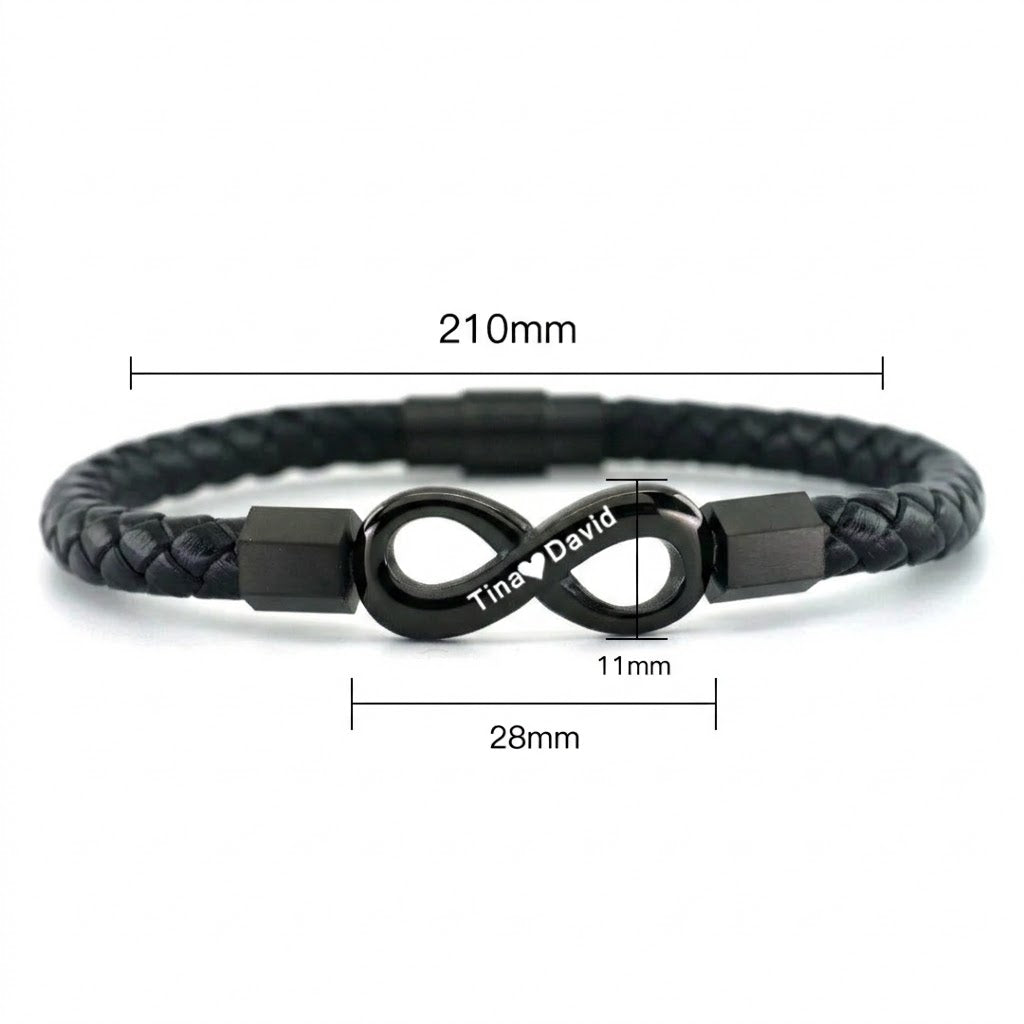 Infinity Couple Bracelets Set,My Forever love,Personalized Gifts for Couples,Gift for Husband