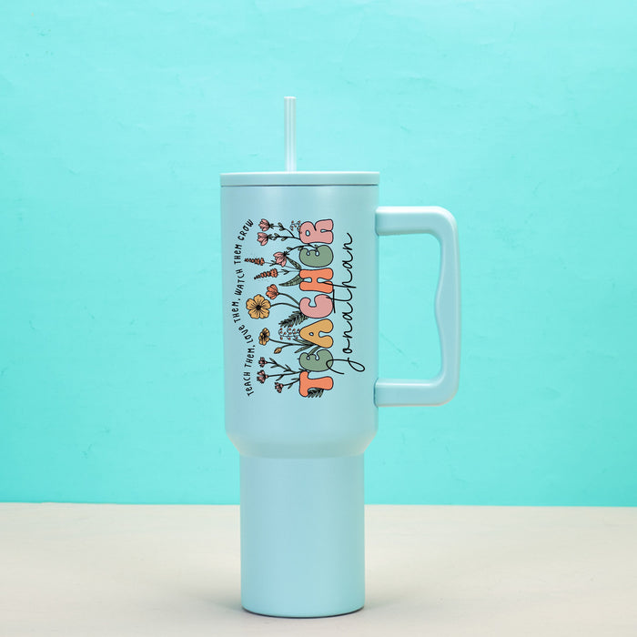 Teacher Appreciation Gift Bulk, Personalized Teacher 40oz Tumbler, Teacher Gift, Teacher Week, Back to School Gift, Thank You Gift Teacher