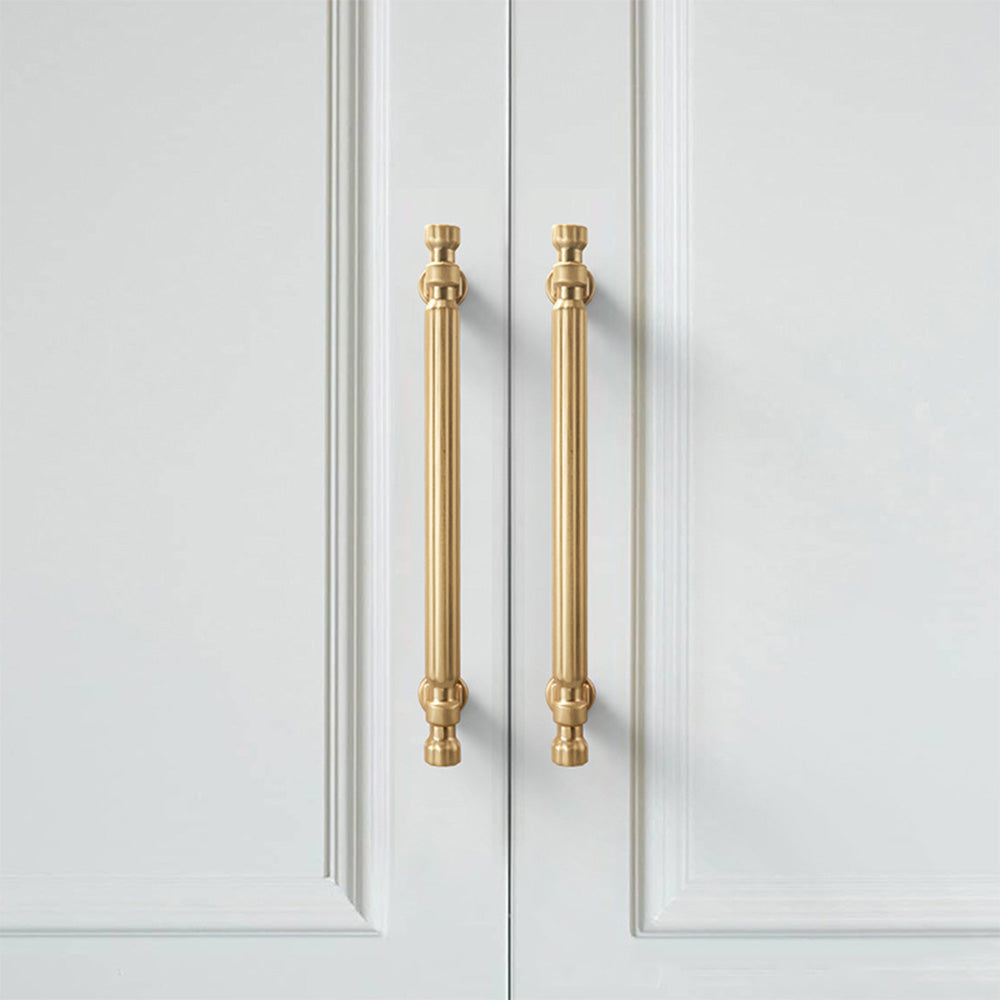 Modern T-Bar Black Cabinet Handles