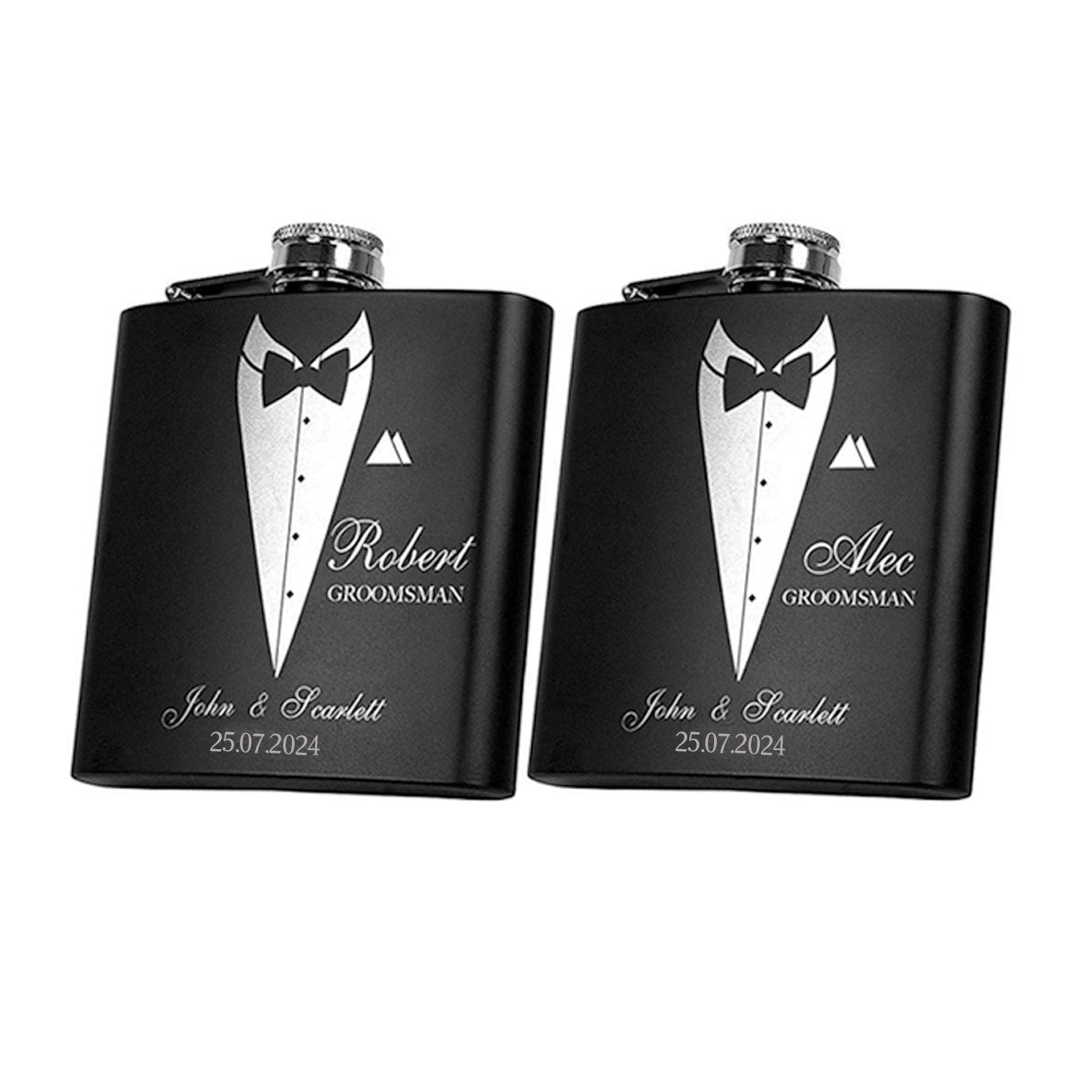 Personalized Flask Gift for Men, Groomsmen Gifts, Best Man Gift, Dad Gifts, Boyfriend Gift, Wedding Gift for Groomsman, Bachelor Party Gifts