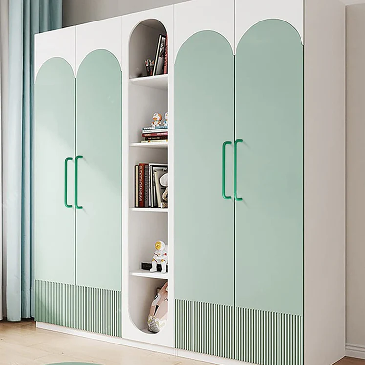 Colorful Small Double Curved Wardrobe Knobs For Children's Room