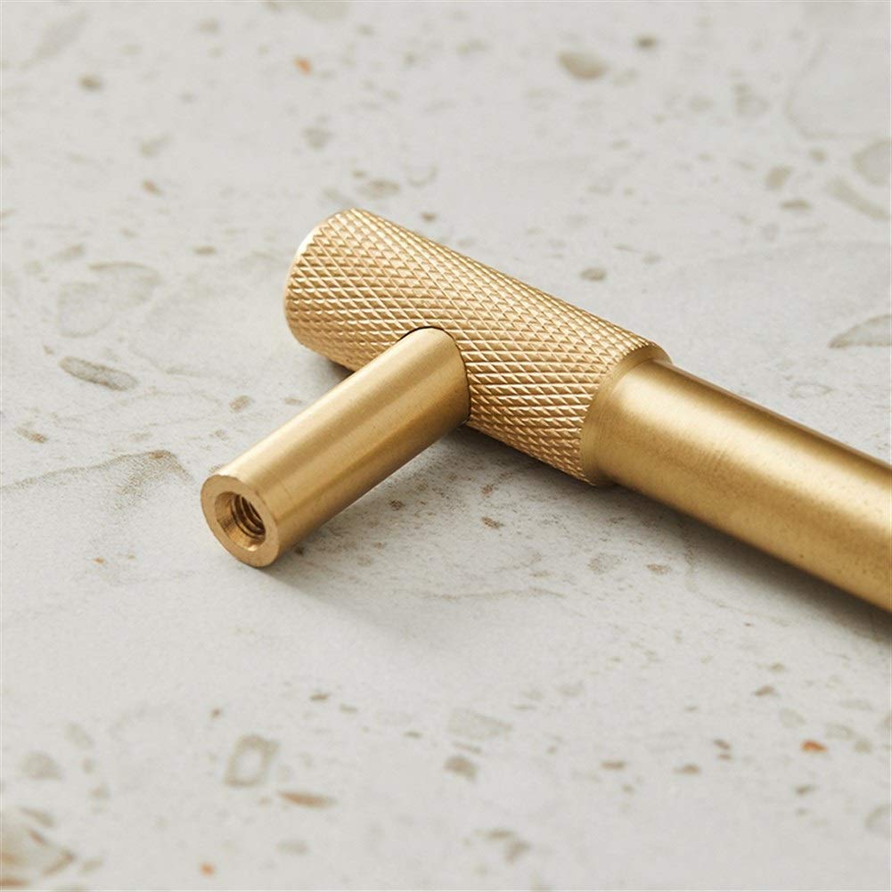 Gold Threaded Cabinet Handles
