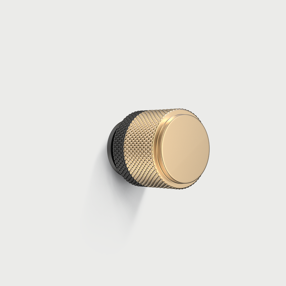 Modern Black & Gold Furniture Cabinet Handles