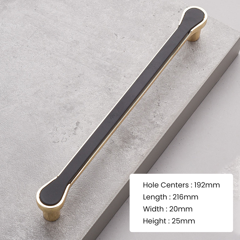 Modern Simple Gold Drawer Wardrobe Pulls for Kitchen