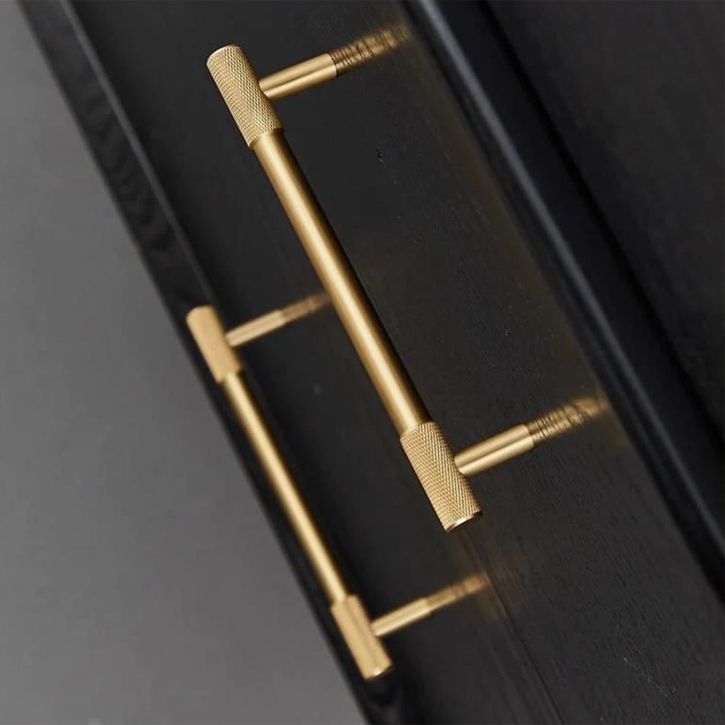 Gold Threaded Cabinet Handles