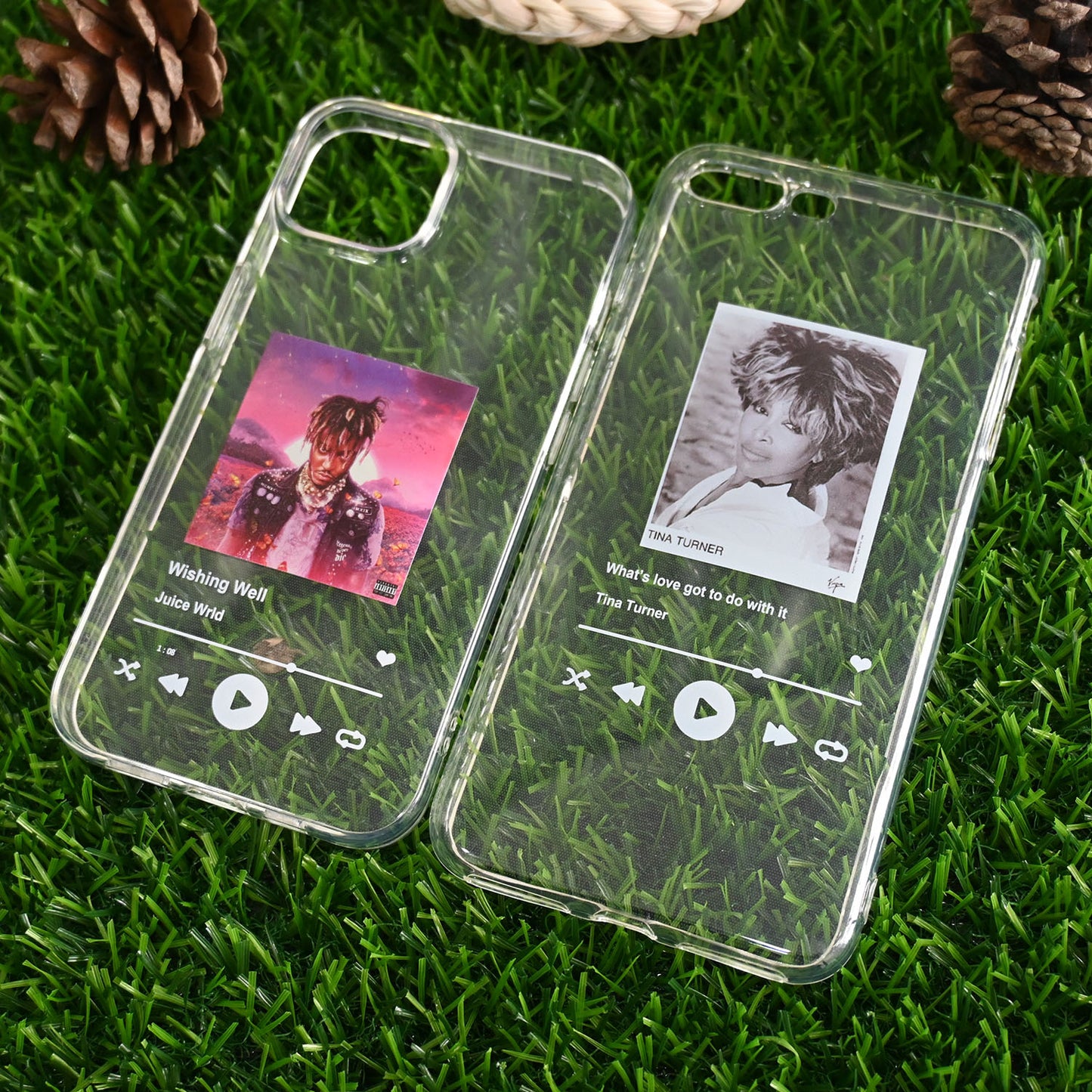 Custom Music Plaque Phone Case Song Player Cover for iPhone 15 Pro Max, 14 Plus, 13, 12, 11, XR