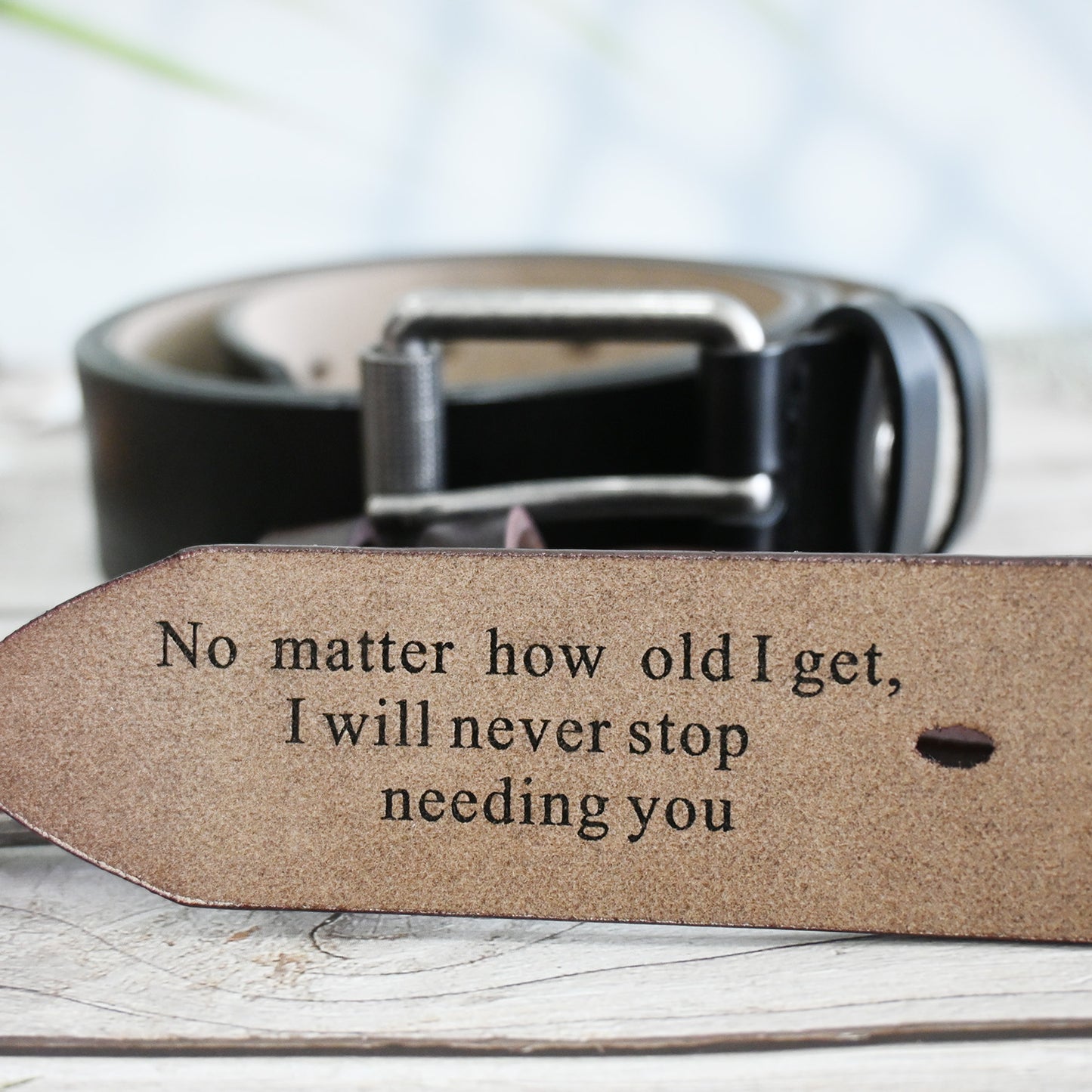 Custom Leather Belt for Daddy, Father’s Day Gift for Boyfriend, Unique Gift for Husband, Personalized Leather Belt Anniversary Handmade Belt