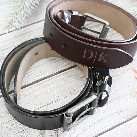 Custom Leather Belt for Daddy, Father’s Day Gift for Boyfriend, Unique Gift for Husband, Personalized Leather Belt Anniversary Handmade Belt