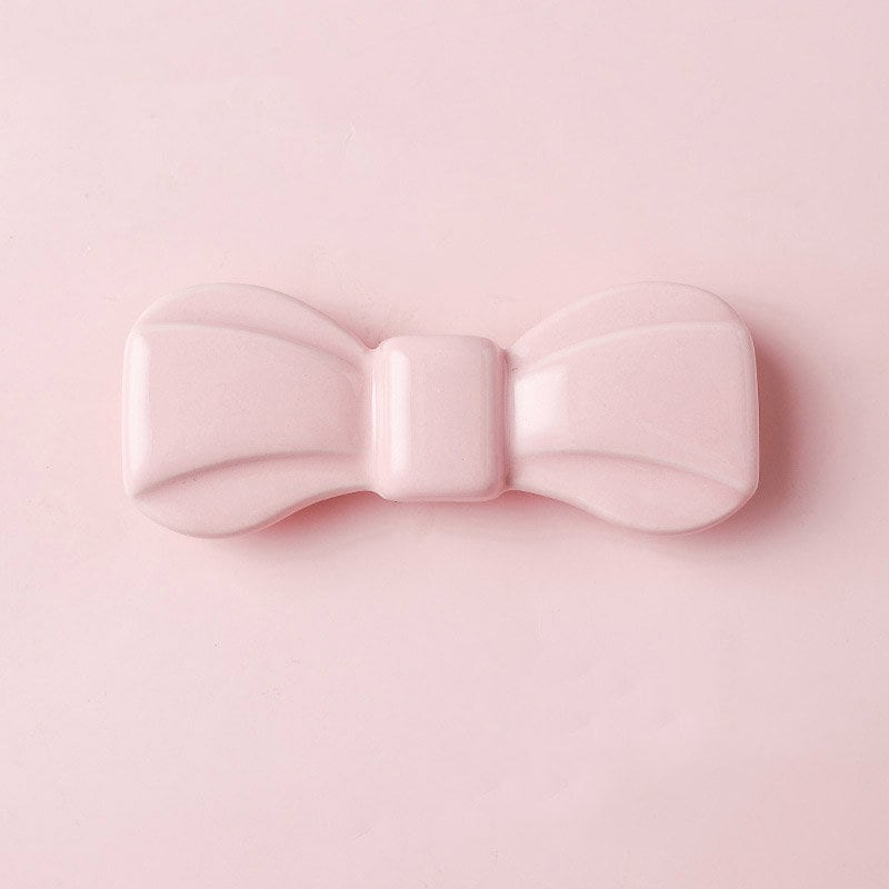 Colorful Bow Handles 3.75" Cute Ceramic Cabinet Knobs