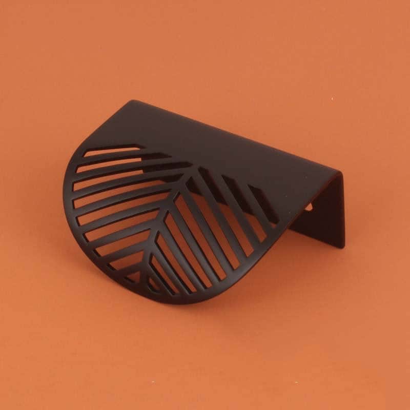 Creative Leaf Invisible Handle, Solid Brass Drawer Pull