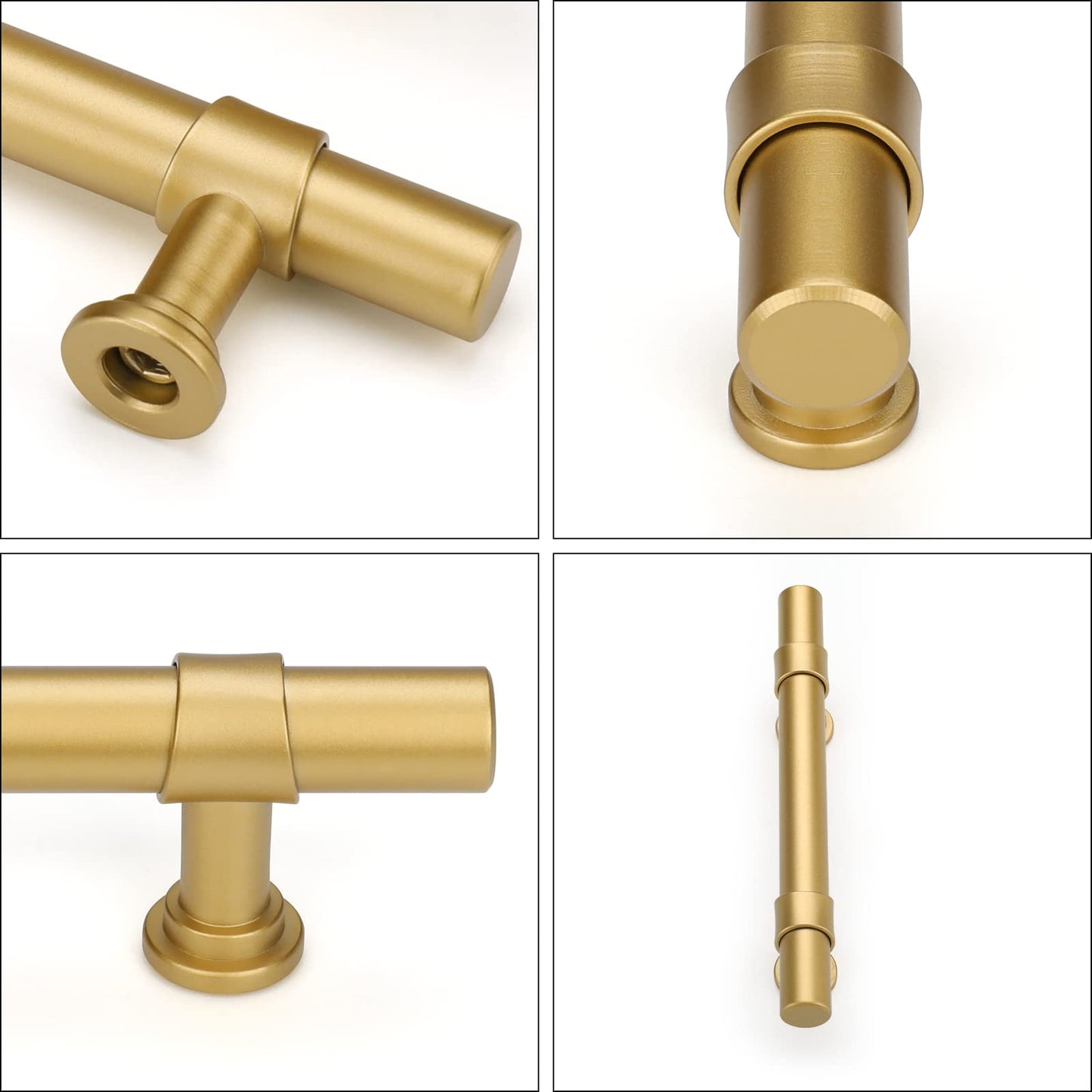 Silver&Gold Modern Cabinet Handles Kitchen Cabinet Hardware