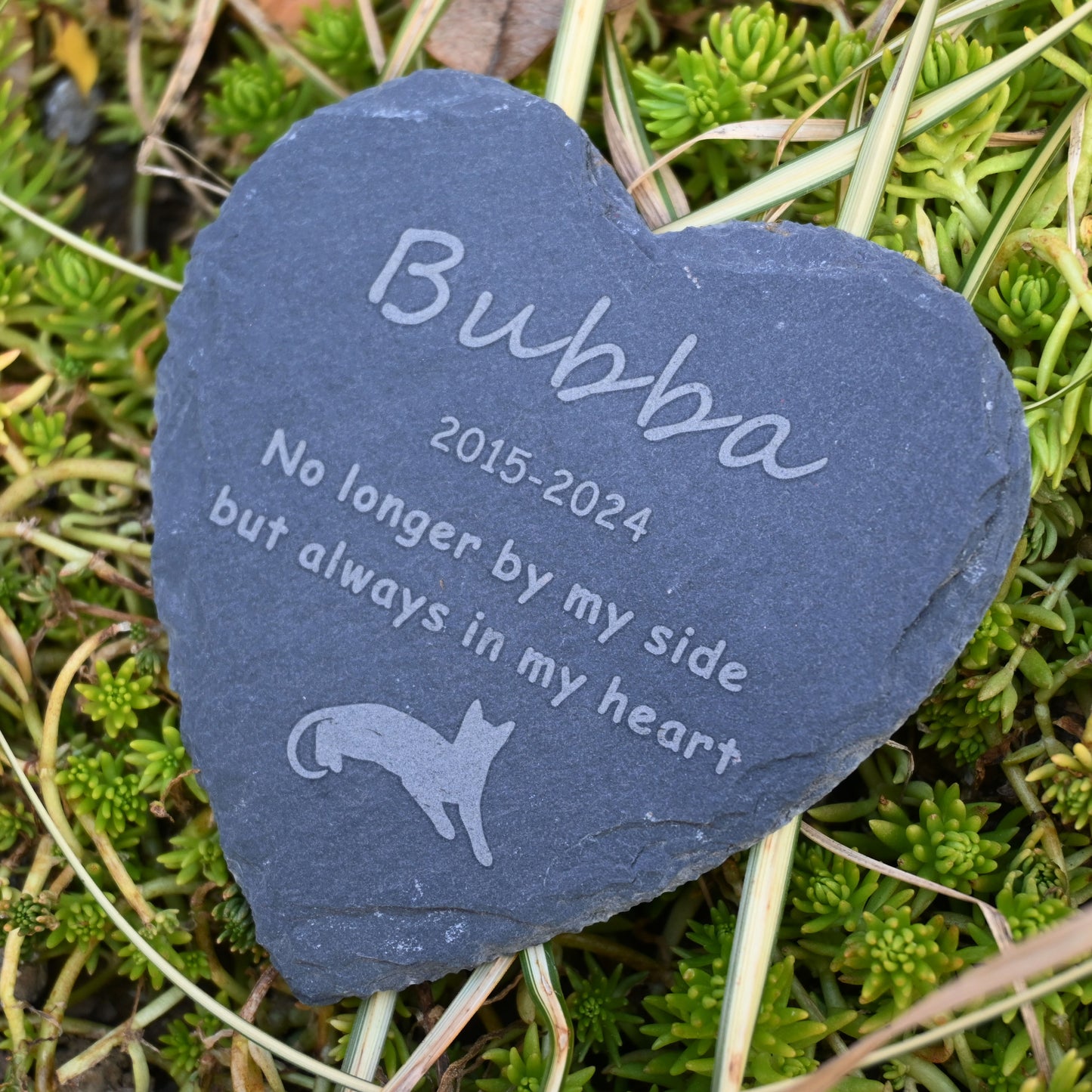 Personalized Memorial Stones, Cat Memorial Gifts, 4" 6" Cat Headstone Memorial Gifts for Loss of Cat