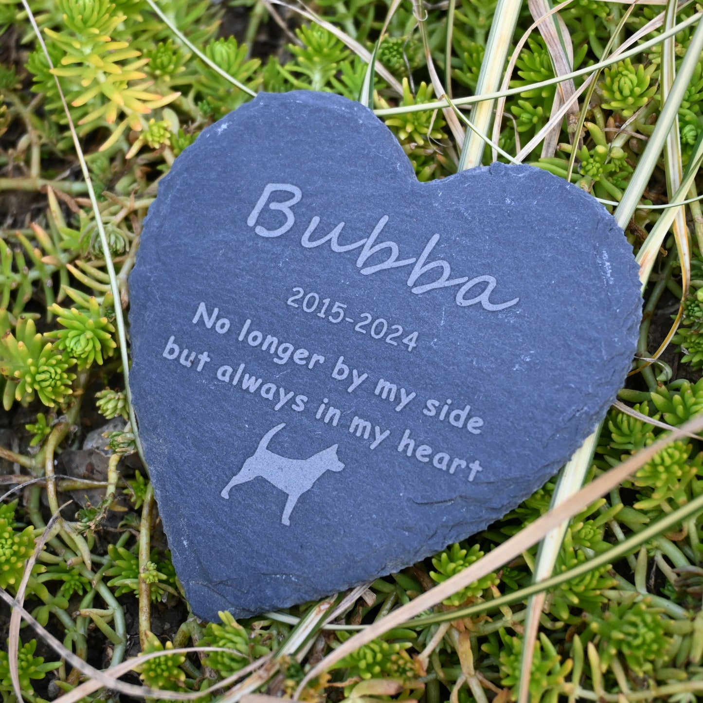 Custom Dogs Pet Memorial Garden Stone, Pet Headstone Grave Markers with Sympathy Poem Remembrance