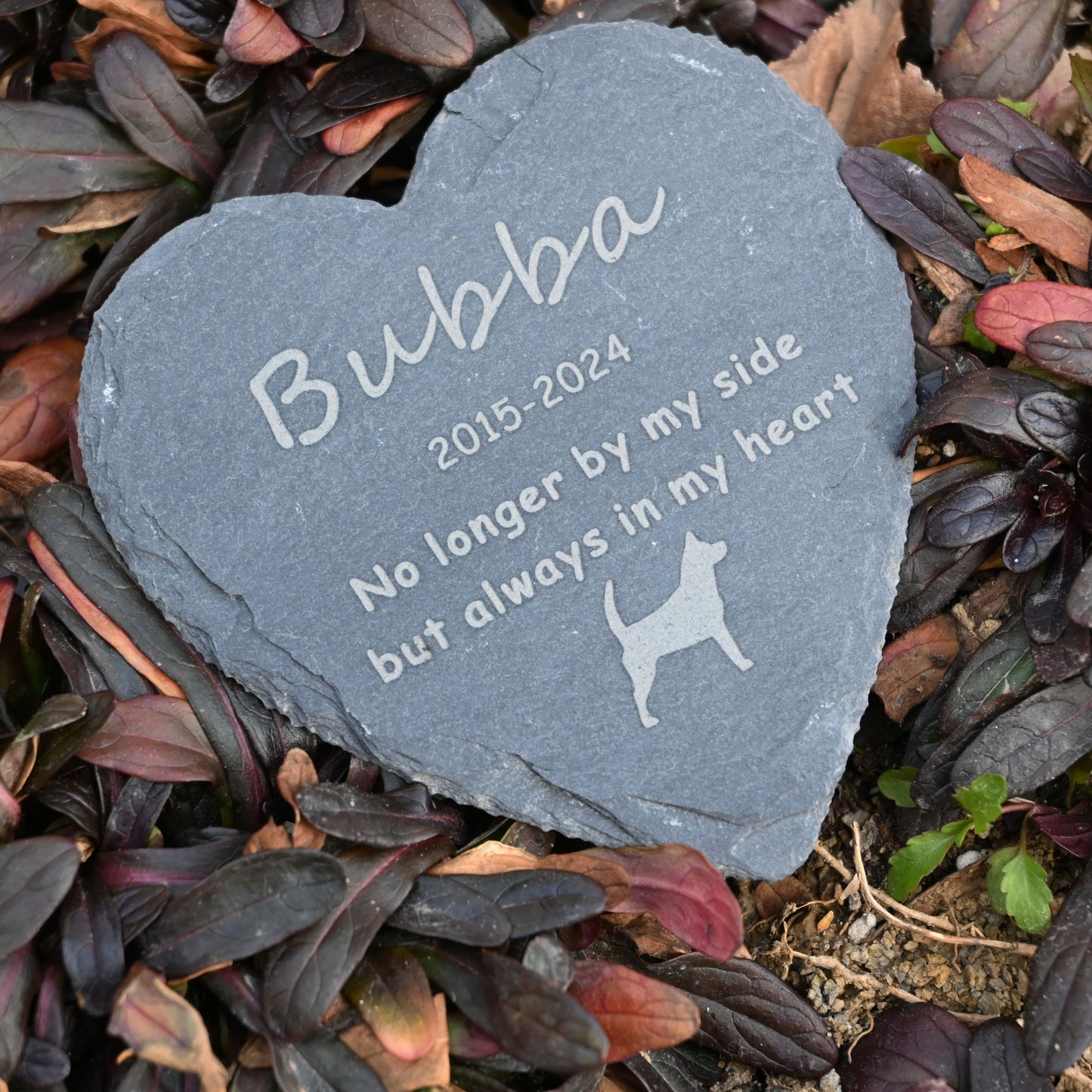 Custom Dogs Pet Memorial Garden Stone, Pet Headstone Grave Markers with Sympathy Poem Remembrance