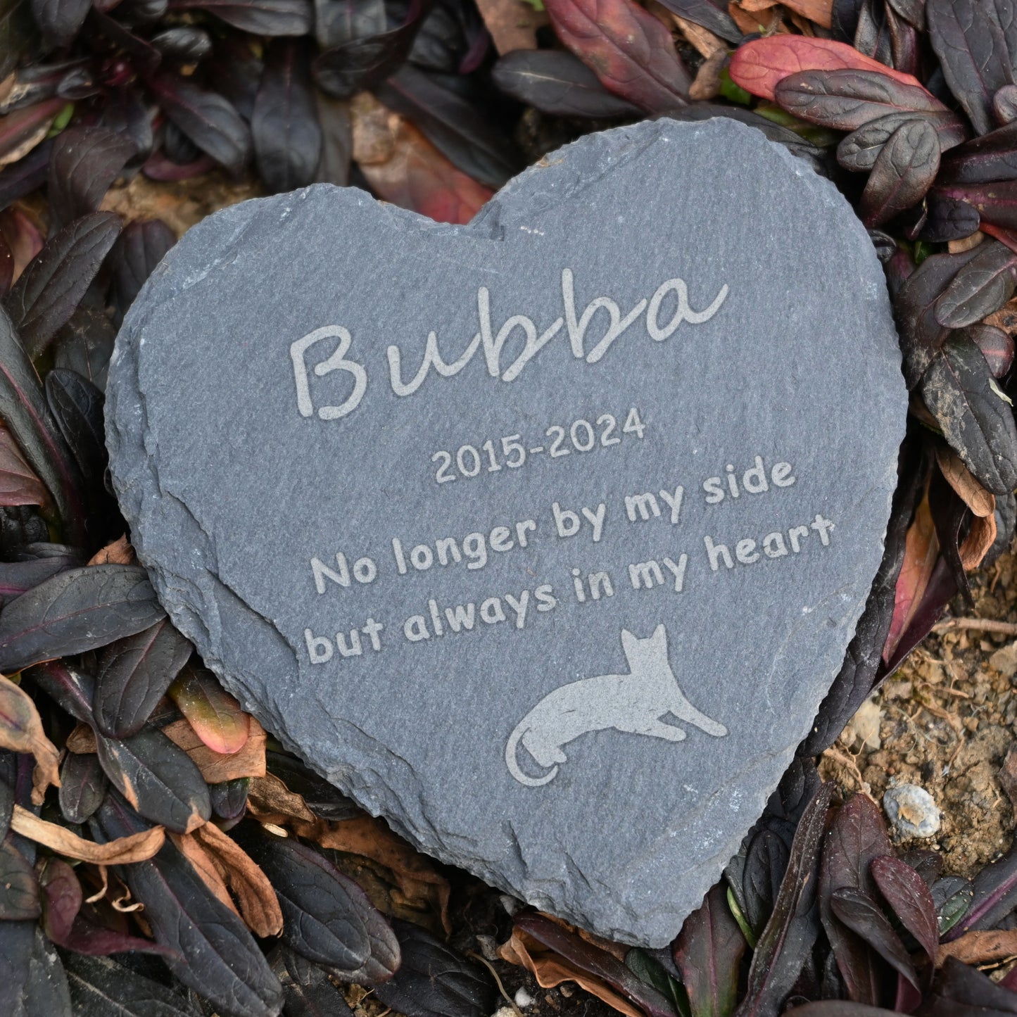 Personalized Memorial Stones, Cat Memorial Gifts, 4" 6" Cat Headstone Memorial Gifts for Loss of Cat