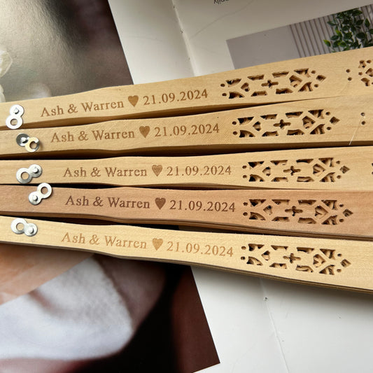 Bulk Personalized Hand Fan Wedding Favors For Guests, Wooden Fans, Engraved Hand Fan, Wedding Favors, Gifts For Her, Bridesmaid Gifts