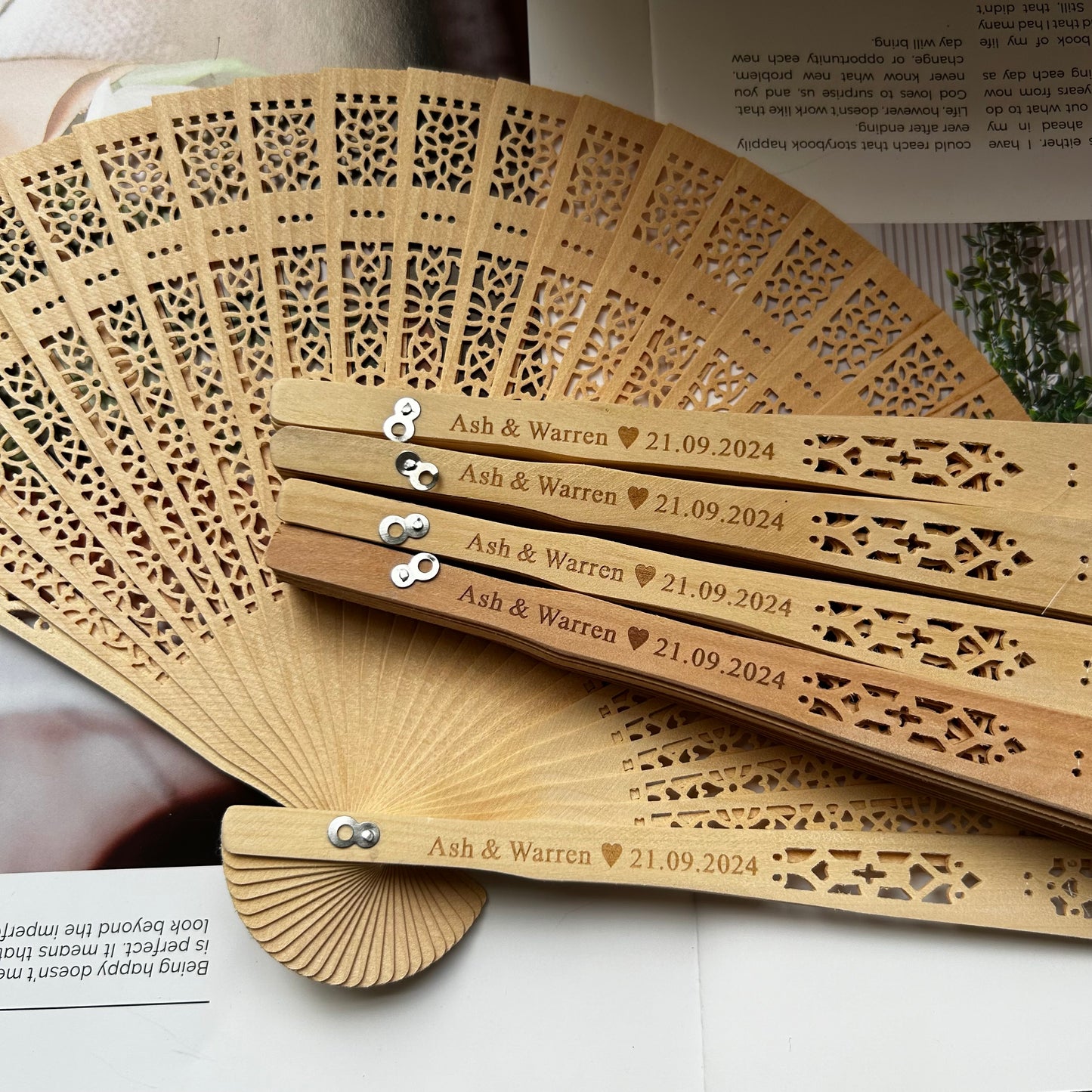 Bulk Personalized Hand Fan Wedding Favors For Guests, Wooden Fans, Engraved Hand Fan, Wedding Favors, Gifts For Her, Bridesmaid Gifts