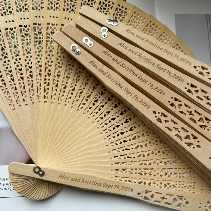 Bulk Personalized Hand Fan Wedding Favors For Guests, Wooden Fans, Engraved Hand Fan, Wedding Favors, Gifts For Her, Bridesmaid Gifts