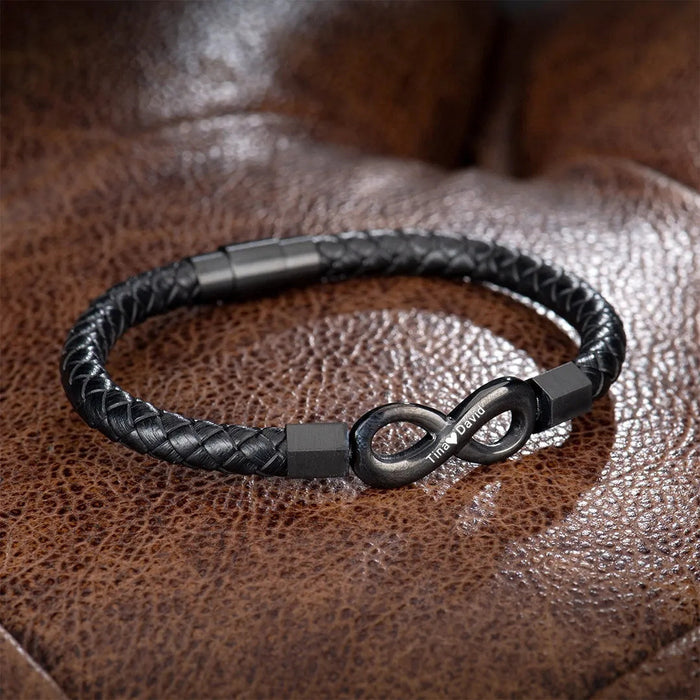 Infinity Couple Bracelets Set,My Forever love,Personalized Gifts for Couples,Gift for Husband