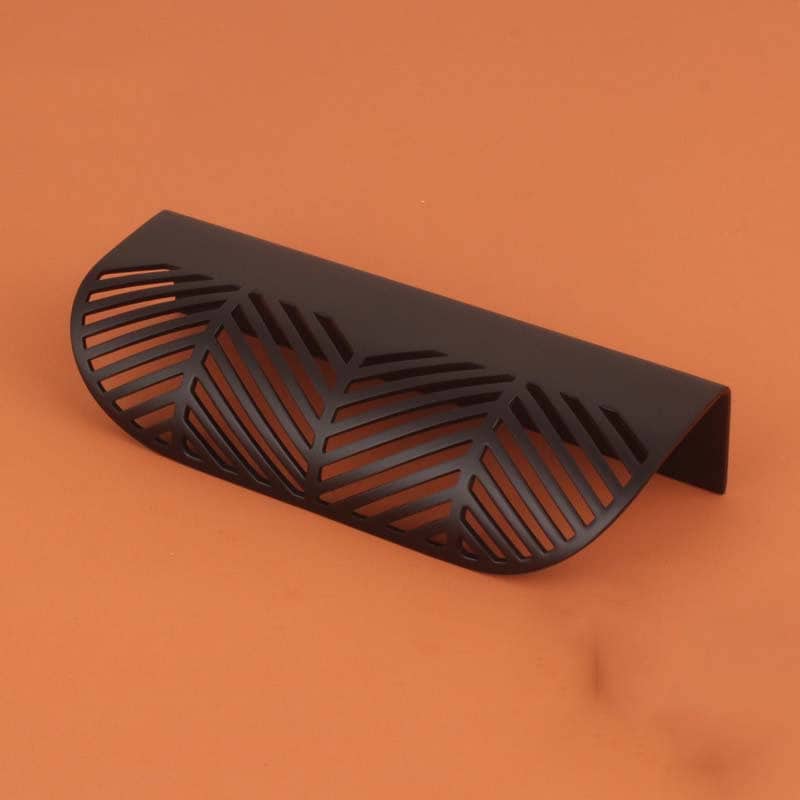 Creative Leaf Invisible Handle, Solid Brass Drawer Pull