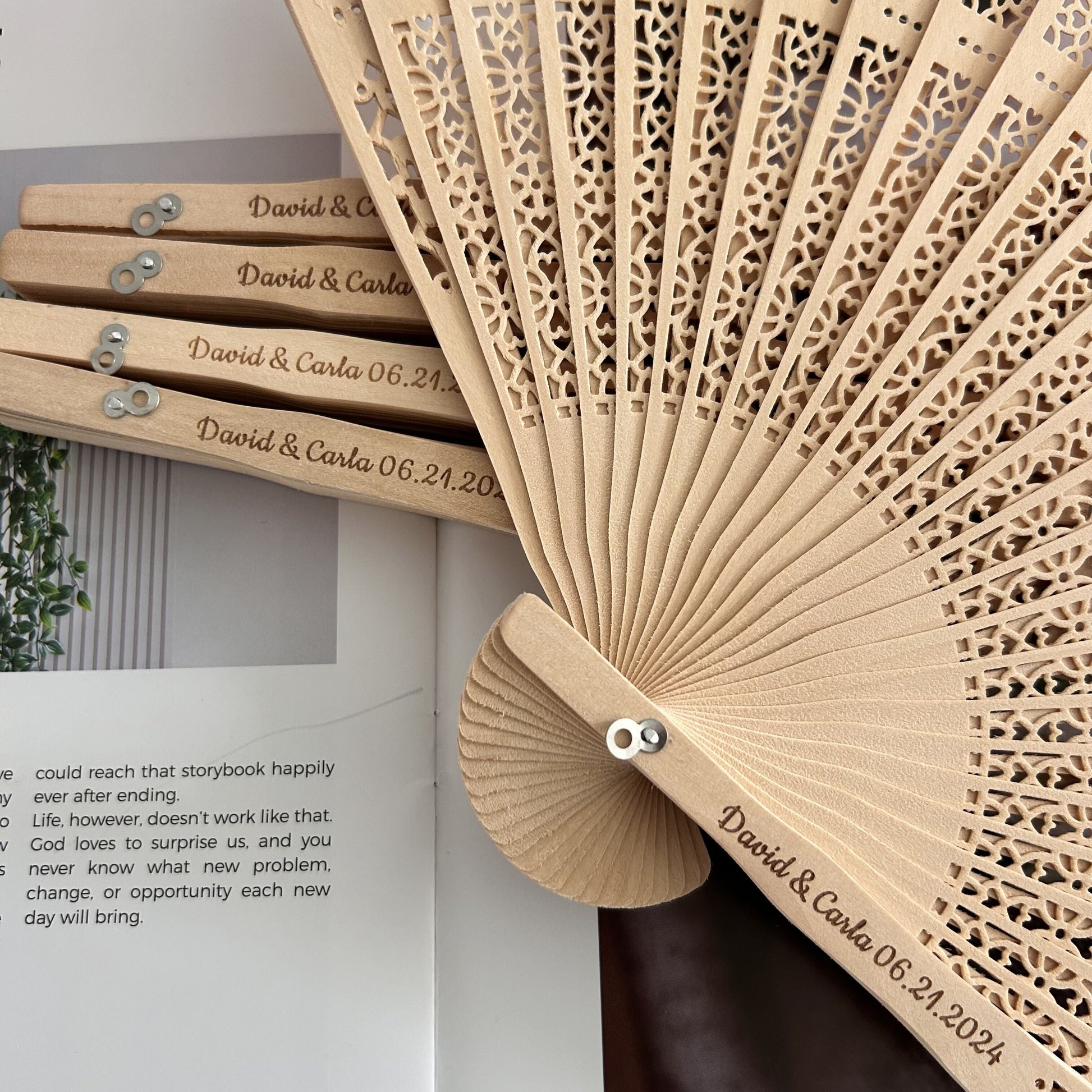 Wood Hand Fan