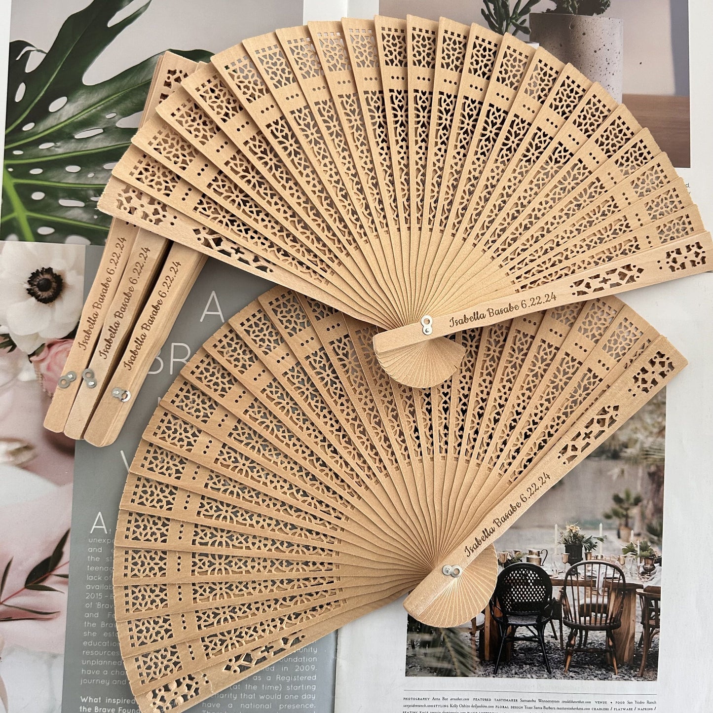 Wood Hand Fan