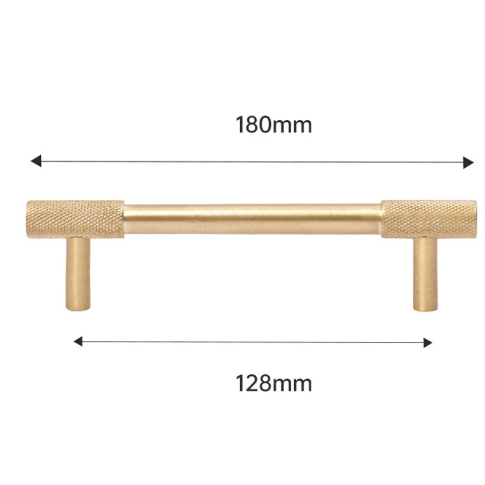 Gold Threaded Cabinet Handles