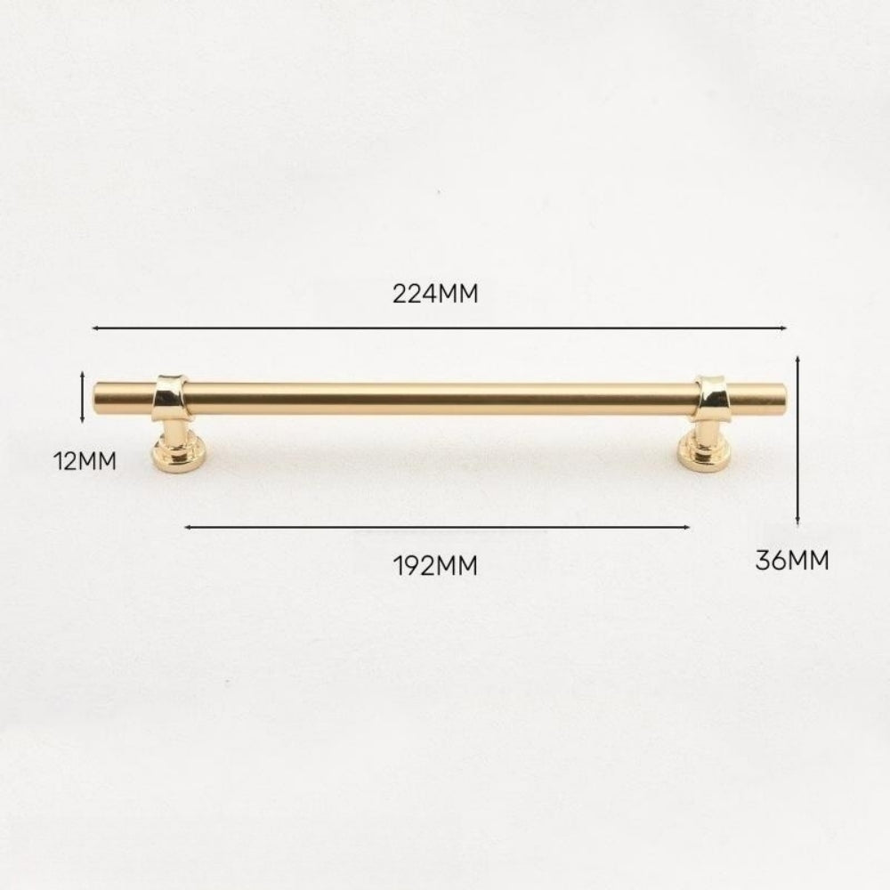 brushed brass drawer pulls