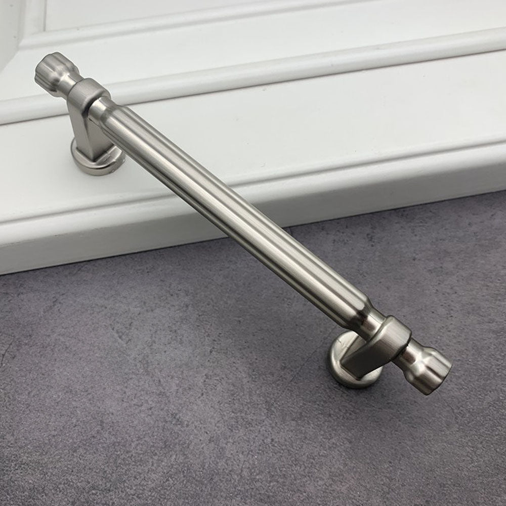 Modern T-Bar Black Cabinet Handles