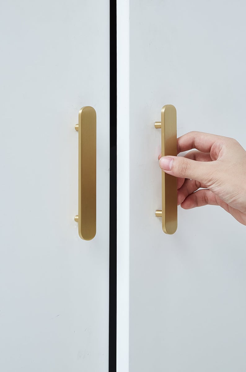 Modern Brass Drawer Knobs pulls