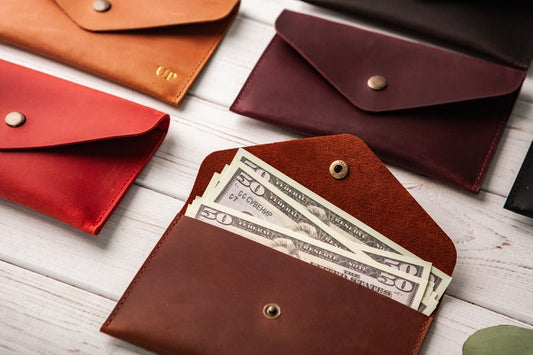 Cash Envelopes,Money Carrier,Card Carrier,Leather Card Carrier, Leather Cash Envelope, Leather Envelope, Money Envelope, Leather Cash Holder