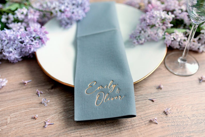 Personalized napkins, Soft linen like napkins disposable, Personalized napkins, DINNER,napkins, Wedding napkins, Decorpress