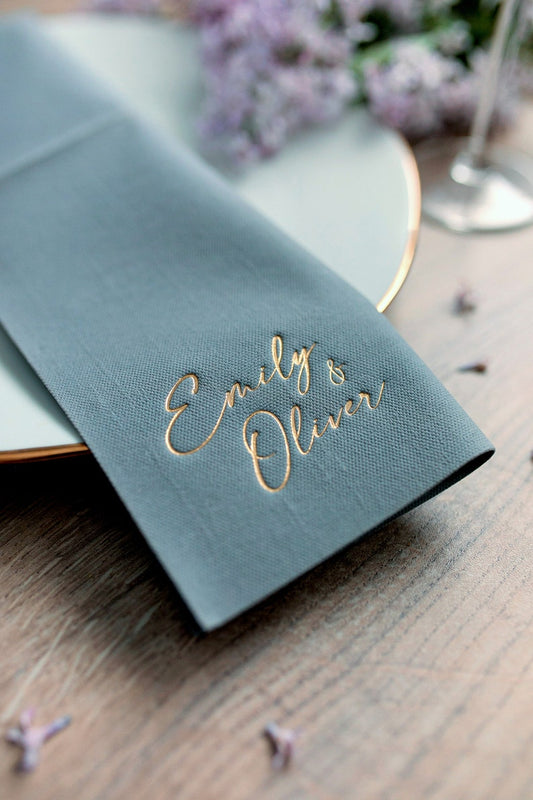 Personalized napkins, Soft linen like napkins disposable, Personalized napkins, DINNER,napkins, Wedding napkins, Decorpress