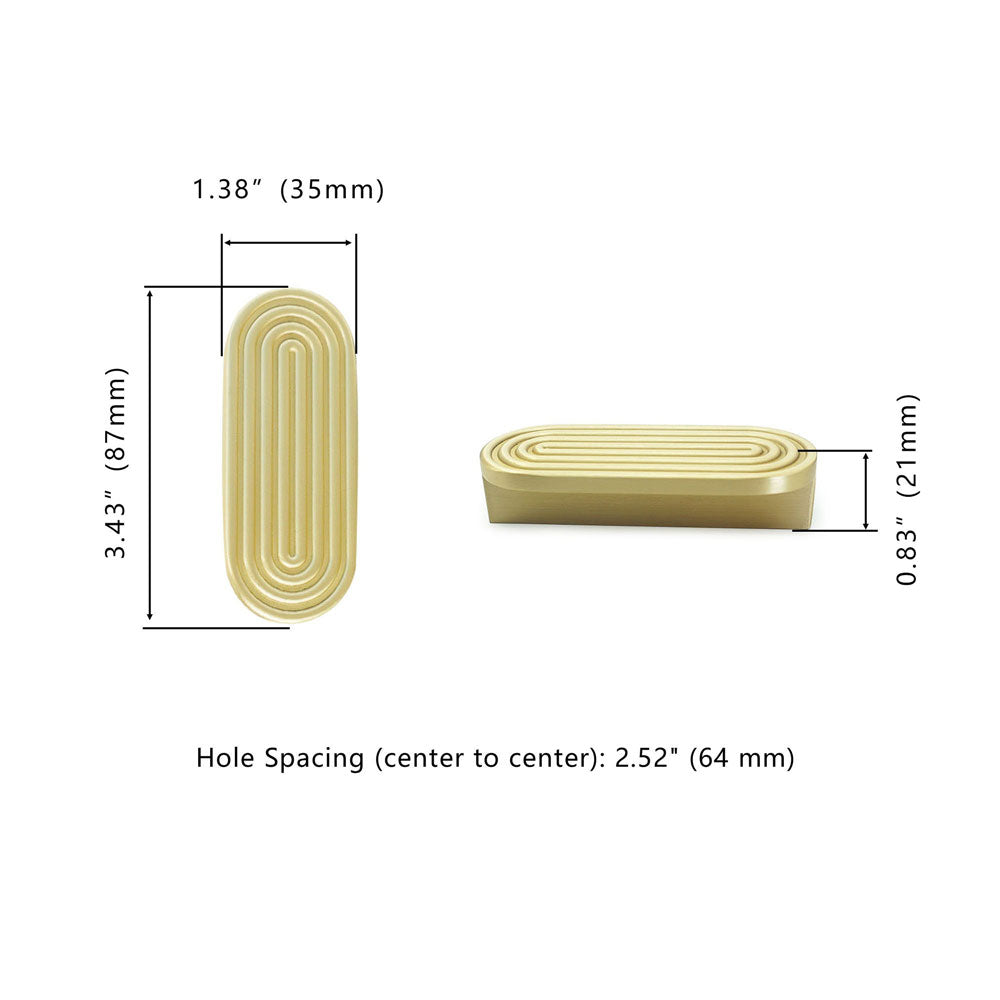 brushed brass kitchen hardware