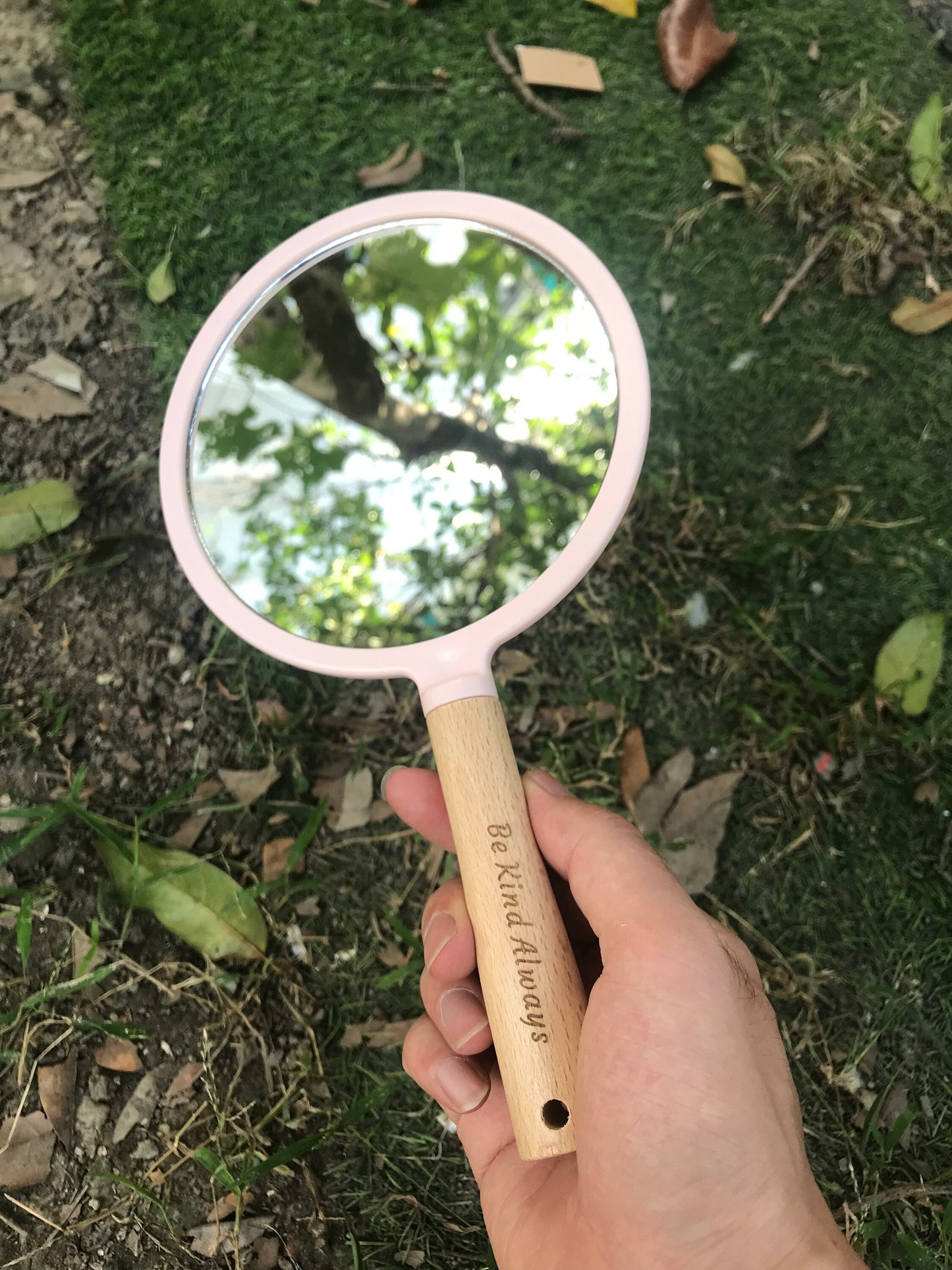 Personalized Handheld Makeup Mirror