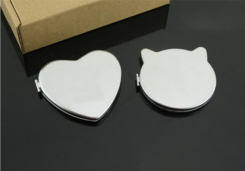 Personalized Cute Cat Mirror, Bridesmaid Gifts, Pocket Mirror, Wedding Gifts