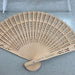 wood wedding fans