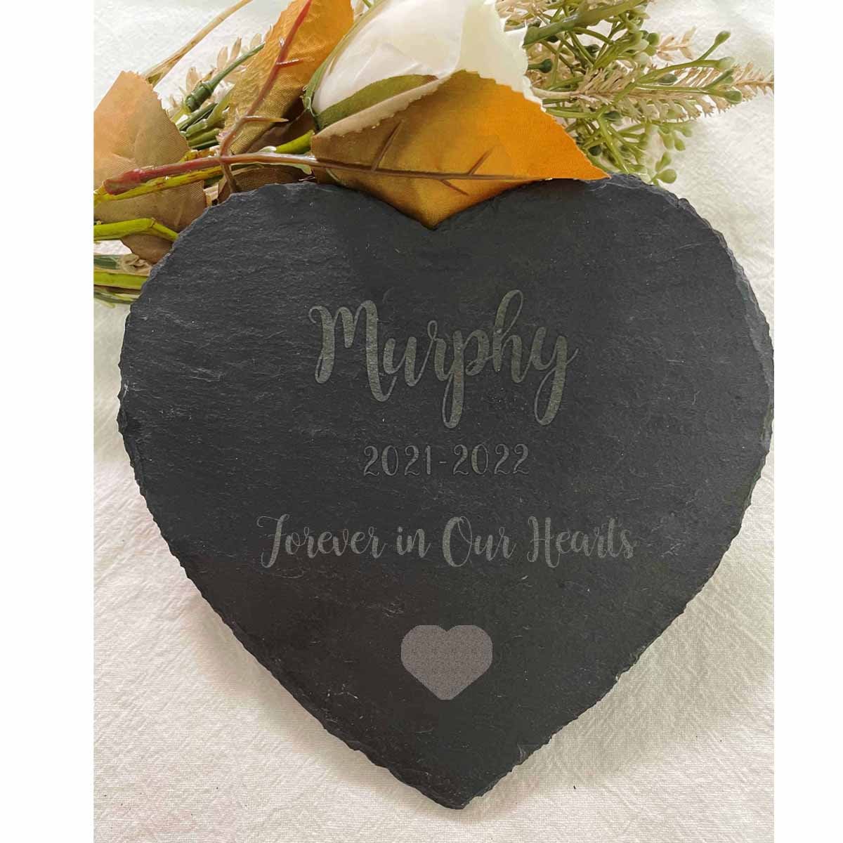 Custom Memorial Stone, Personalized Engraved Memorial Plaque