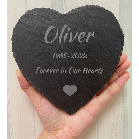 Custom Memorial Stone, Personalized Engraved Memorial Plaque