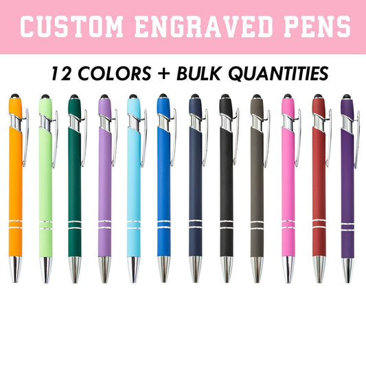 Custom Ballpoint Pens, Personalized Business Pens Bulk Custom Text